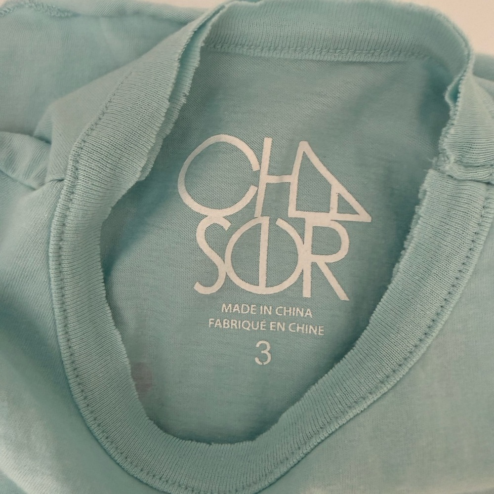 Chaser Girls Short Sleeve Hearts Shirttail Crew Neck Tee 2 or 3 - Picture 3 of 7